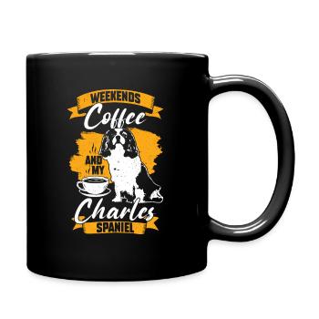 Cavalier King Charles Spaniel Dog Owner Cadeau - Mug uni - noir - Droite
