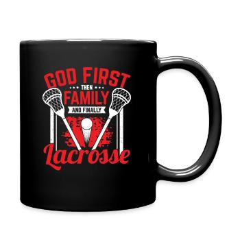 Cadeau sportif pour joueur de crosse de crosse - Mug uni - noir - Droite