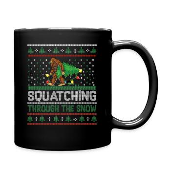 Match de hockey sur glace - Mug uni - noir - Droite