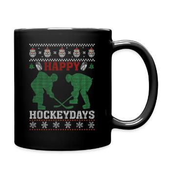 Ice Hockey Outfit Hockey Game - Full Colour Mug - black - Right