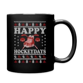 Ice Hockey Outfit Hockey Game - Full Colour Mug - black - Right