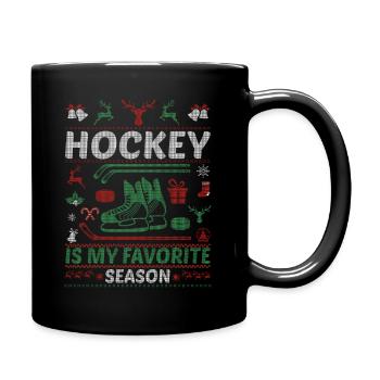 Ice Hockey Outfit Hockey Game - Full Colour Mug - black - Right