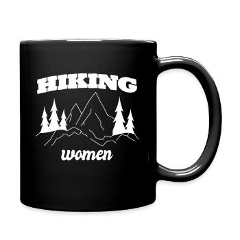 Tenue de plein air amusante pour femmes pour les randonneurs - Mug uni - noir - Droite