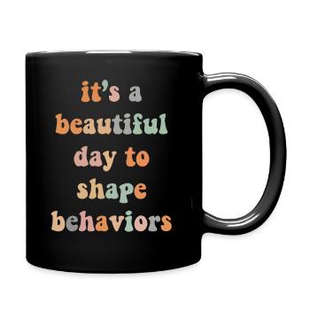 Beautiful Day Behavioral Shape Behaviors - Full Colour Mug - black - Right
