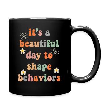 Beautiful Day Behavioral Shape Behaviors - Full Colour Mug - black - Right