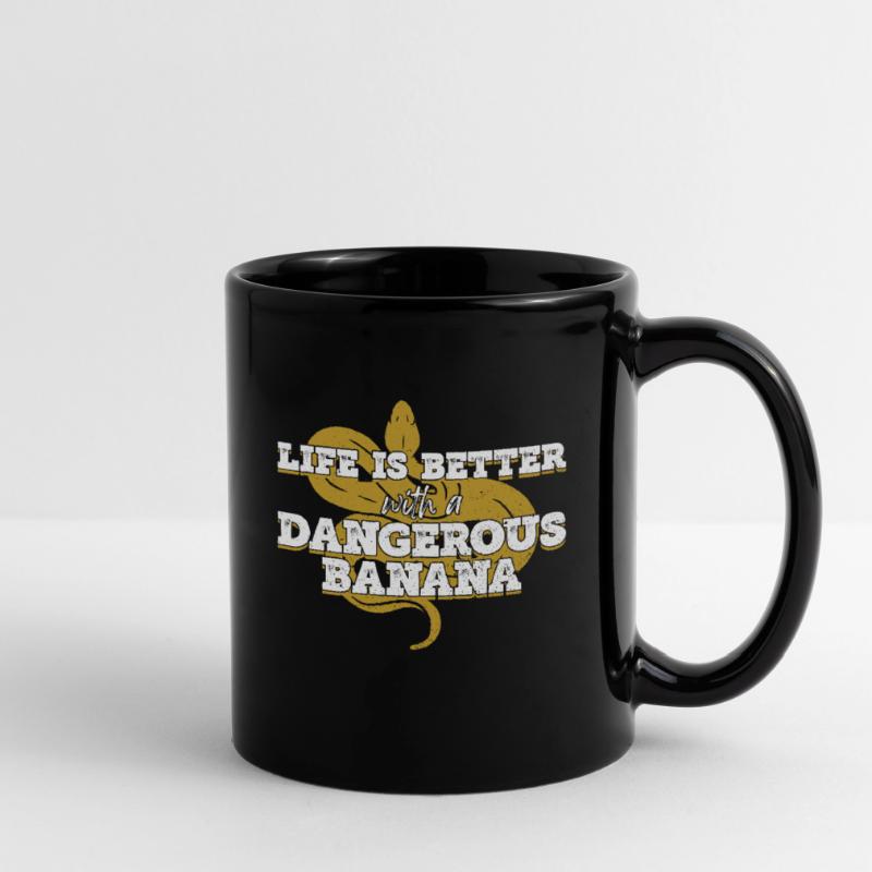 Bananenkugel Python Königspython Tasse einfarbig