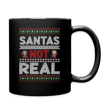 Pull de Noël moche - Mug uni - noir - Droite