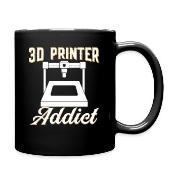 Imprimante 3D - Ne vous inquiétez pas, je peux l’imprimer - Mug uni - noir - Droite