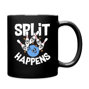 Tenue de bowling pour bowling pour hommes - femmes - Mug uni - noir - Droite