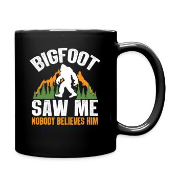 Équipe de recherche Sasquatch Bigfoot - Mug uni - noir - Droite