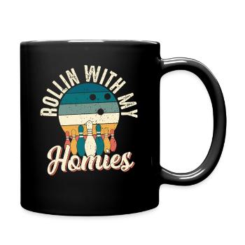 Bowling Bowling Kegel Outfit Hommes - Mug uni - noir - Droite