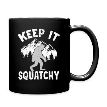 Équipe de recherche Sasquatch Bigfoot - Mug uni - noir - Droite