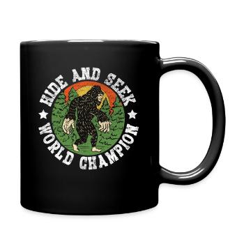 Équipe de recherche Sasquatch Bigfoot - Mug uni - noir - Droite