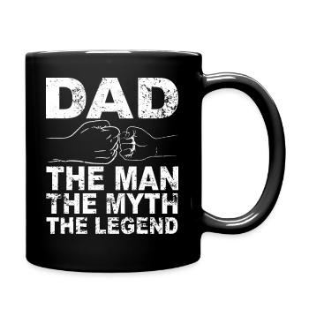 Tenue Retro Papa pour la fête des pères - Mug uni - noir - Droite