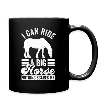 Clydesdale Reiter Für Zugpferdbesitzer - Mug uni - noir - Droite