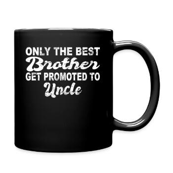 Uncle nephew niece gift idea saying - Full Colour Mug - black - Right