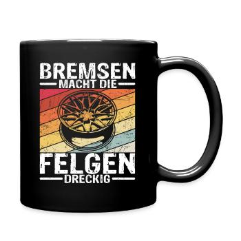 Auto Autosport Bremsen Tuning Fan KFZ Motorsport G - Tasse einfarbig - Schwarz - Rechts