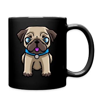 Boire Carlin - Mug uni - noir - Droite