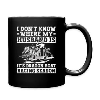 Drachenbootrennen Und Drachenboot - Full Colour Mug - black - Right