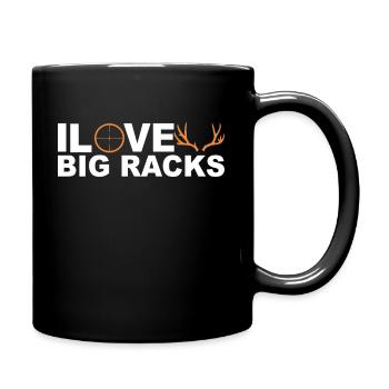 Hunter Jagt.Hirsch Gift Idea - Full Colour Mug - black - Right