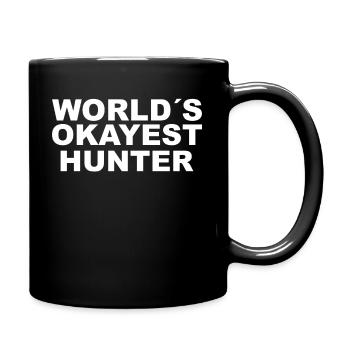 Hunter Jagt.Hirsch Gift Idea - Full Colour Mug - black - Right