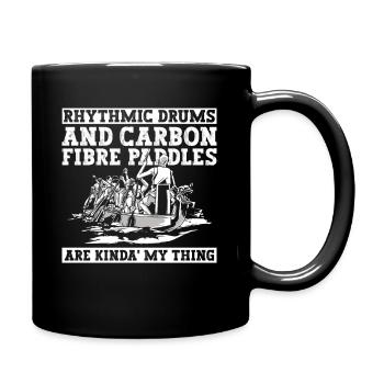 Drachenboot Und Drachenboot Paddeln - Mug uni - noir - Droite