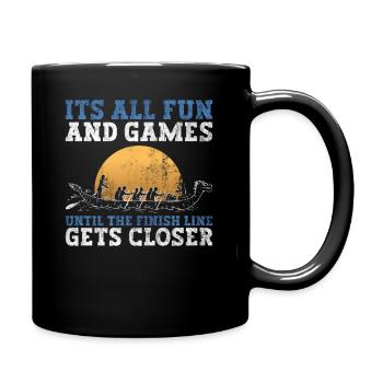 Drachenbootmannschaft Drachenbootrennen - Mug uni - noir - Droite