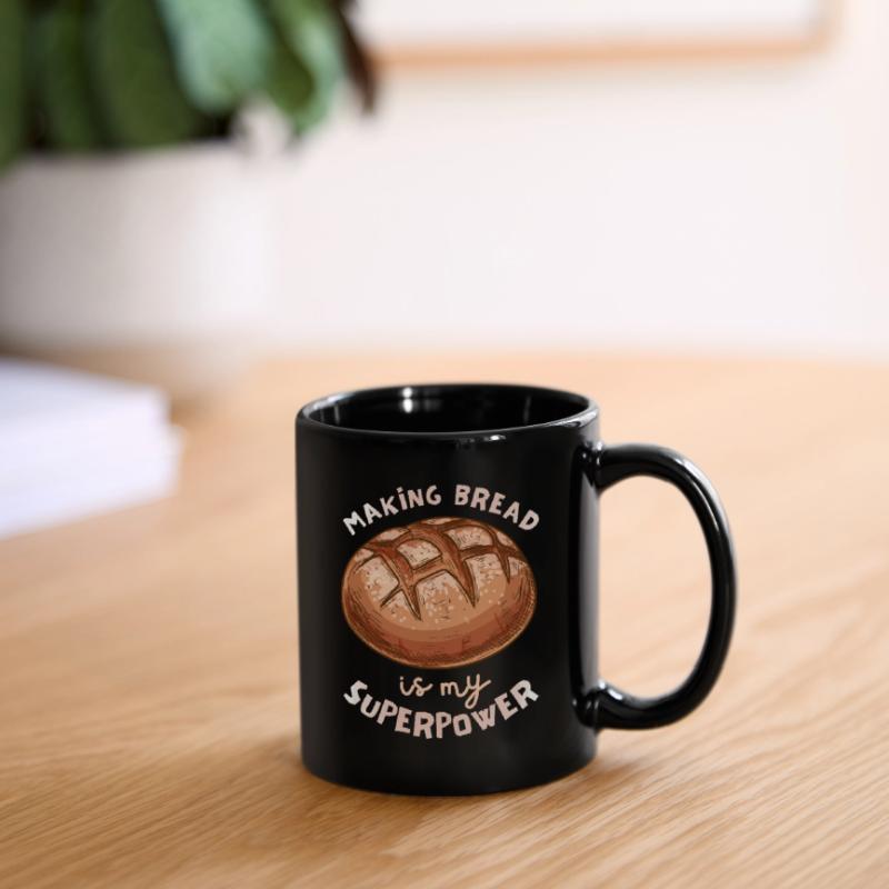 Baking bread, saying, baker, baker Full Colour Mug