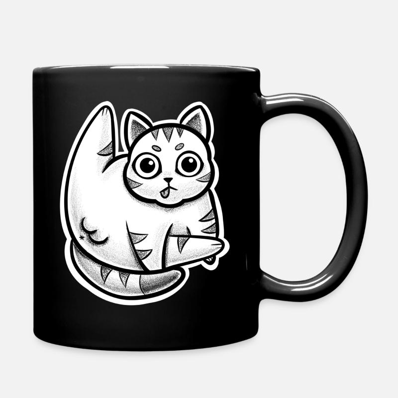 Cat balls - Full Colour Mug - black