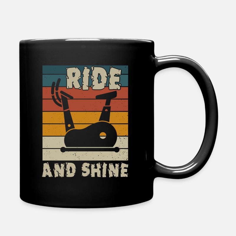 Ride And Shine - Full Colour Mug - black