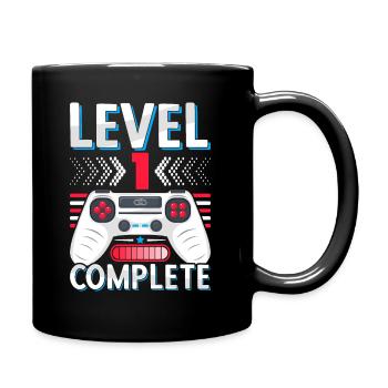 1er anniversaire de mariage Cadeau Homme Femme Mari Femme - Mug uni - noir - Droite