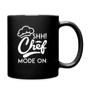 Pssst! Chef Mode Activé - Chef - Mug uni - noir - Droite