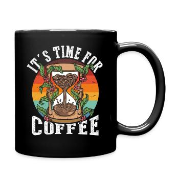 It's time for coffee - Full Colour Mug - black - Right