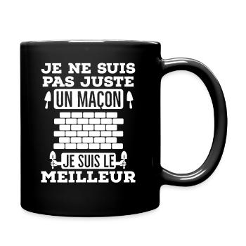Meilleur maçon - Mug uni - noir - Droite