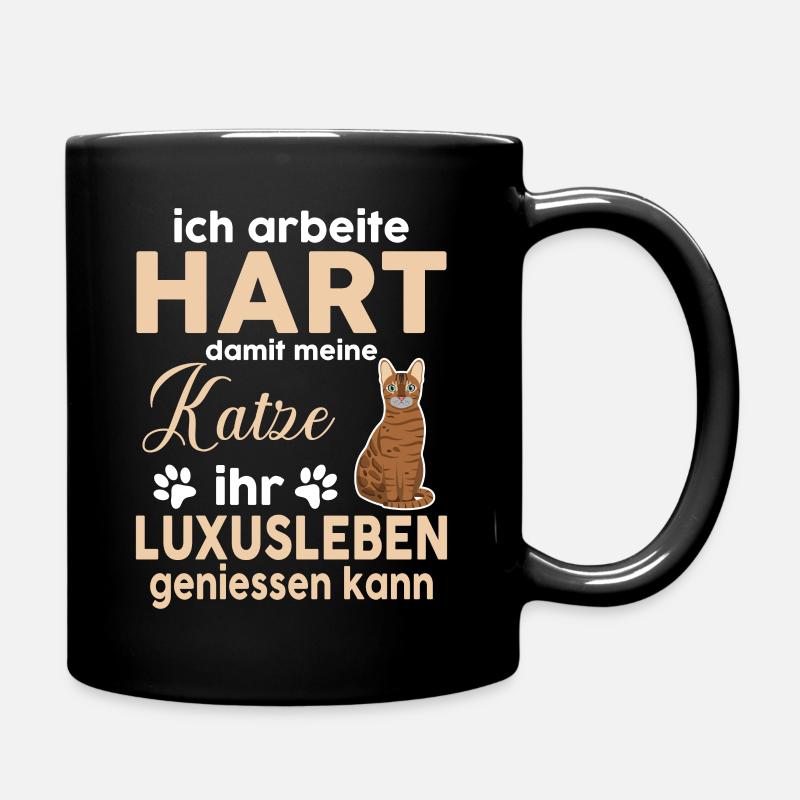 Luxusleben - Tasse einfarbig - Schwarz