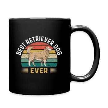 Best Retriever Dog Ever - Full Colour Mug - black - Right