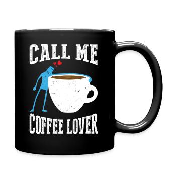 Appelez-moi amateur de café - Mug uni - noir - Droite