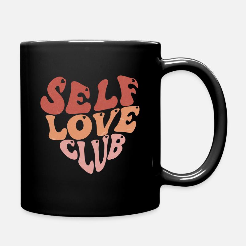 Self Love Club - Tasse einfarbig - Schwarz