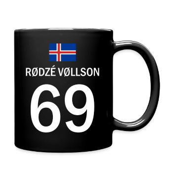Rodze Vollson (Sauf T-Shirt) - Tasse einfarbig - Schwarz - Rechts