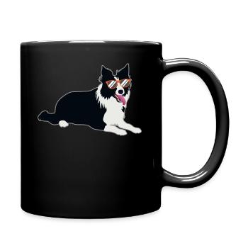 Border Collie Dog Dog Lovers Cadeau - Mug uni - noir - Droite