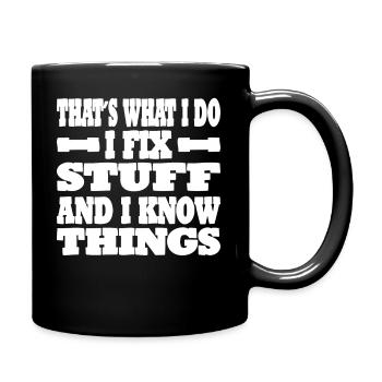 Mechanic Car Car Gift Idea - Full Colour Mug - black - Right