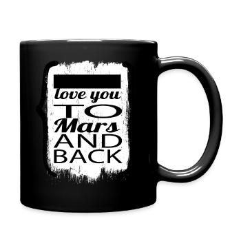 Astronomy Gifts Believe Astrophysics Happy Quote - Full Colour Mug - black - Right