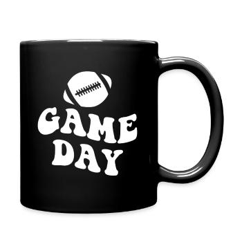 Game Day - Football - Full Colour Mug - black - Right