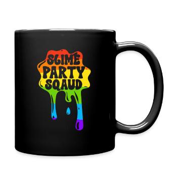 Schleim Regenbogen Magischer Tropfen Splash - Tasse einfarbig - Schwarz - Rechts