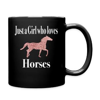 Horse Riding Riding Club Gift Idea - Full Colour Mug - black - Right