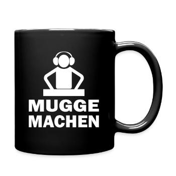 DJ Mugge machen Disco und Party Outfit - Tasse einfarbig - Schwarz - Rechts