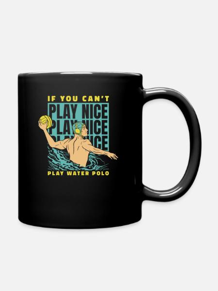 Wasserball Water Polo Sport - Mug uni - noir