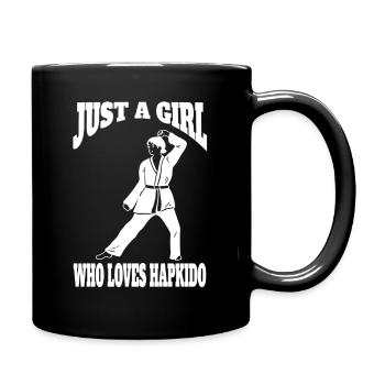 Hapkido Girls Judo Woman Martial Arts Aikido Karate - Full Colour Mug - black - Right