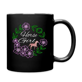 Horse Riding Riding Club Gift Idea - Full Colour Mug - black - Right