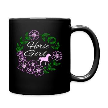 Horse Riding Riding Club Gift Idea - Full Colour Mug - black - Right